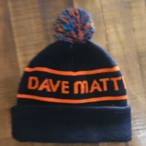 Dave Matthews Band Navy and Orange Beanie with Pom Pom